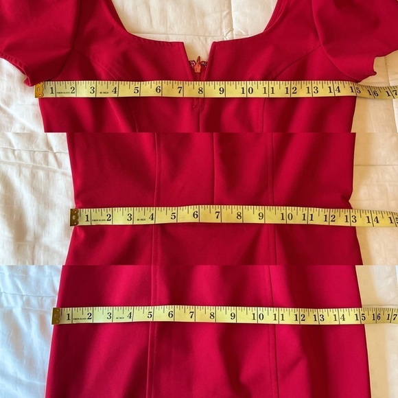 Roxy Earle X Le Chateau Fitted Short Sleeve Bodycon Dress 2 - Picture 13 of 14